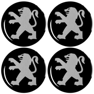 Emblematy 3D o średnicy 56 mm do PEUGEOT