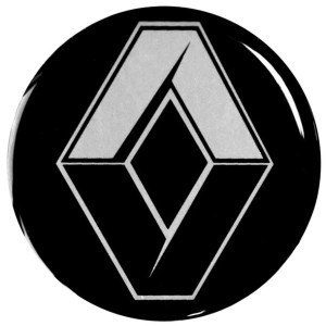 Emblematy silikonowe 56 mm na kołpaki do RENAULT