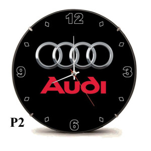Duży zegar Audi idealny na prezent Fan Motoryzacji samochody