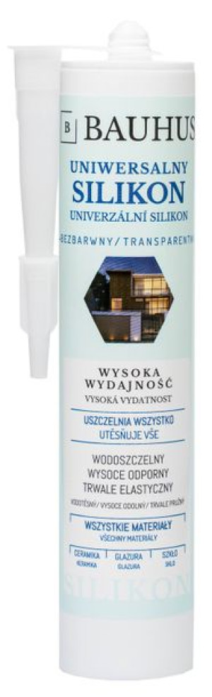 Silikon Uniwersalny Bezbarwny Bauhus