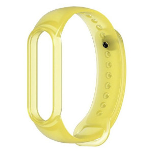 Zamienna silikonowa opaska pasek do Xiaomi Mi Band 5/6 żółty