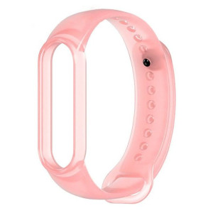 Zamienna silikonowa opaska pasek do Xiaomi Mi Band 5/6 różowy