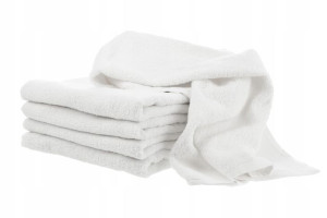 Ręcznik Hotelowy 50x100 Cm Biały Frotte Gładki Spa