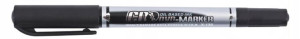 MARKER PISAK permanentny CD dwustronny Czarny