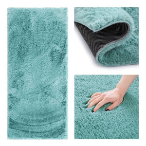 AmeliaHome Dywan Królik LOVIKA 50x200 turkusowy