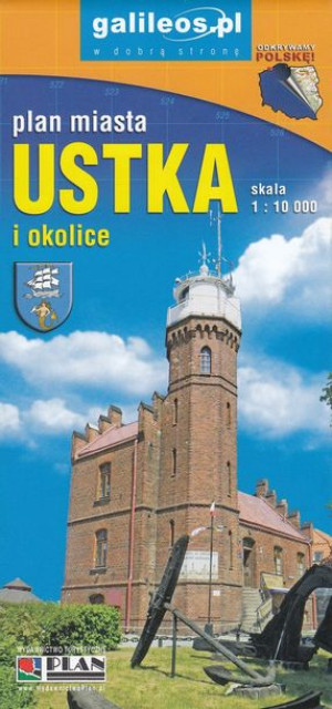 USTKA I OKOLICE plan miasta 1:10 000 PLAN