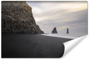 Fototapeta KRAJOBRAZ 3D Plaża Morze Skały i Piasek 180cm x 120cm