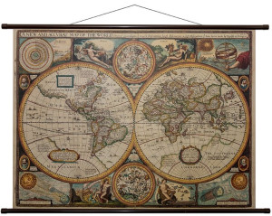 Świat Antyczny Mapa Ścienna Ozdobna Świata