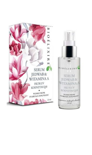 BIOELIXIRE Serum jedwab z witamina A Filtr UV Koenzym Q10 50ml