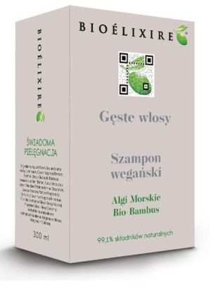 Bioelixir gęste włosy szampon wegański 300ml