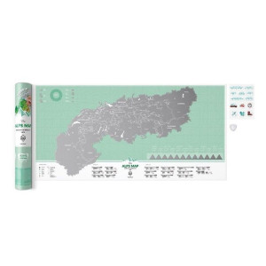 Alpy Mapa Zdrapka Travelmap