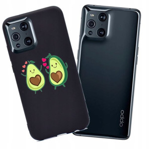 Etui Matowe Mat Case do Oppo Find X3 różne Wzory