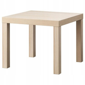 Ława Stolik Kawowy 55x55 Cm Ikea Dąb
