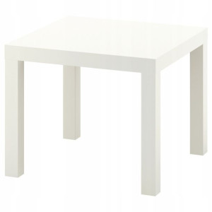 Ława Stolik Kawowy 55x55 Cm Ikea Lack Biały