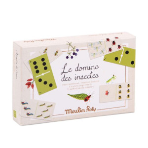 Moulin Roty Dwustronne domino OWADY LES JARDIN