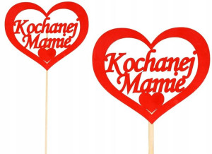 Topper Dekoracja Dzień Matki Kochanej Mamie V2