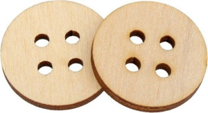 Guzik Guziki DECOUPAGE SCRAPKI 2,5cm 50szt V1