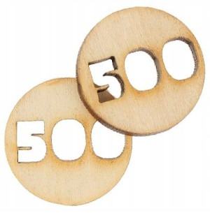 Żetony Do Gry Tokeny Monety Do Zabawy 500* 50 Szt
