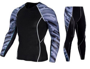 Odzież Termoaktywna Rashguard Leginsy Komplet Xxl