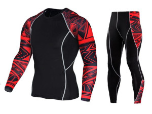 Odzież Termoaktywna Rashguard Leginsy Komplet M