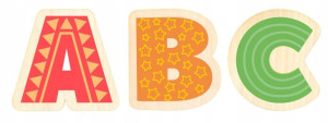 Literki ABC Tablica Sensoryczna Manipulacyjna