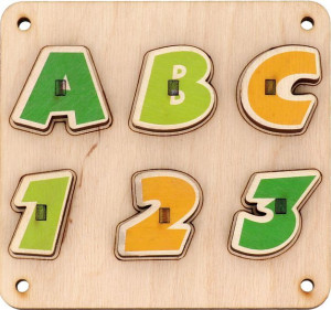 Puzzle Do Tablicy Sensorycznej Manipulacyjnej N V7