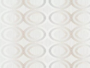 Tapeta Kremowa Okręgi Marburg 56733 "Velvet Panels"