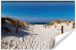 Fototapeta DEKORACYJNA Efekt 3D Pejzaż Morski Plaża 180cm x 120cm