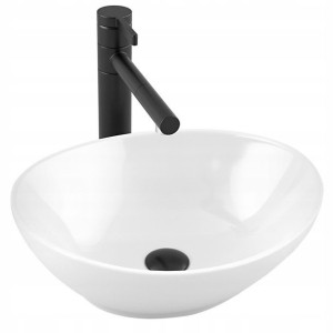 Umywalka Ceramiczna Nablatowa Fiesta White Biała