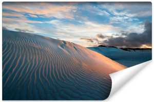 Fototapeta DEKORACYJNA 3D do Salonu Plażą Wydmy Pejzaż 90cm x 60cm