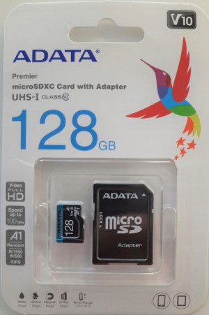 Karta Adata Micro SD SDHC 128GB Class10 UHS-I ADAP
