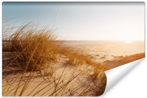 Fototapeta ŚCIENNA 3D do Sypialni Plaża Morze Zachód 180cm x 120cm