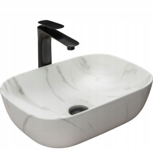 Umywalka Ceramiczna Belinda Marble Marmur Matt