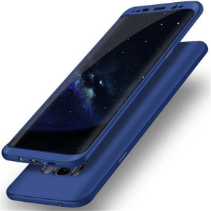 Etui SAMSUNG GALAXY J6+ PLUS Full 360 Case niebieskie