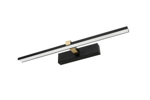 Kinkiet Ścienny Lampa Venus 40cm 8w 4200k Czarno-złoty Idealed