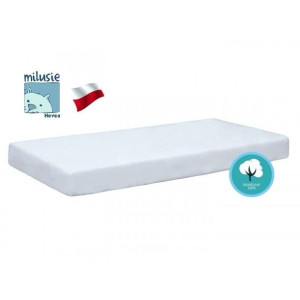 Prześcieradło Hevea Milusie Jersey (100% bawełna) 70 x 140 cm
