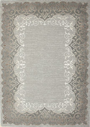 Dywan Galya ornament glamour 04 szary / brązowy 80x150