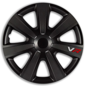 Kołpaki uniwersalne VR CARBON BLACK 16 cali