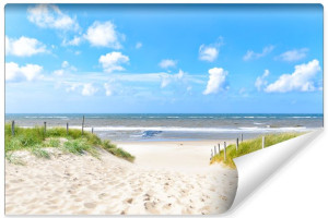 Fototapeta DO SALONU Efekt 3D Morze i Dzika Plaża 400cm x 280cm
