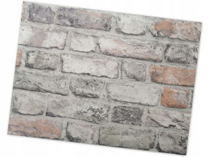 Tapeta Naturalna Stara Cegła Mur Efekt 3d