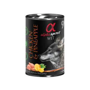 Alpha Spirit Mokra Karma Dla Psa Kurczak z Ananasem 400 g