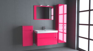 Meble łazienkowe SILVER TERRA - Pink
