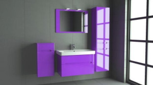 Meble łazienkowe SILVER TERRA - Purple