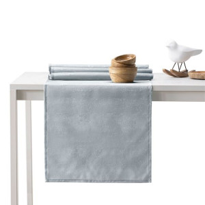 AmeliaHome Bieżnik plamoodporny VESTA 40X140 J. Szary