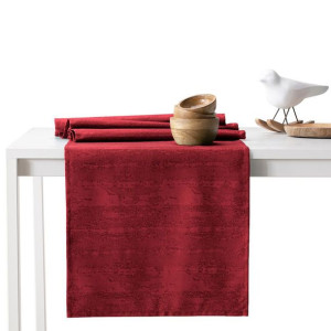 AmeliaHome Bieżnik plamoodporny VESTA 40X120 bordowy