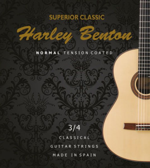 Struny do Gitary Klasycznej Harley Benton Superior Classic Coated NT 3/4