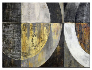 Obraz olejny ręcznie malowany 110x150cm Złota ćwierć