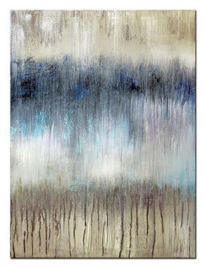 Obraz olejny ręcznie malowany 110x150cm Wodospad myśli