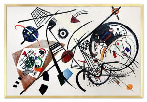 Obraz olejny ręcznie malowany 63x93cm Umysł artysty