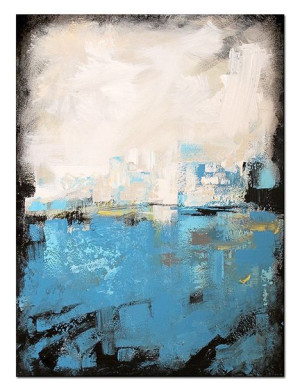 Obraz olejny ręcznie malowany 90x120cm Poziomy nieba